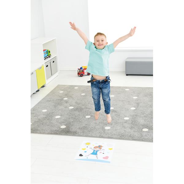 Bodenaufkleber-Emotionen, Freude