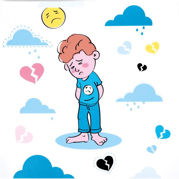 Bodenaufkleber-Emotionen, Enttäuschung