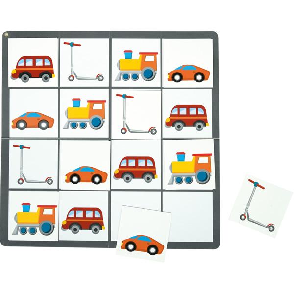 Zweiseitiges Sudoku 4 x 4 - Vögel und Haustiere