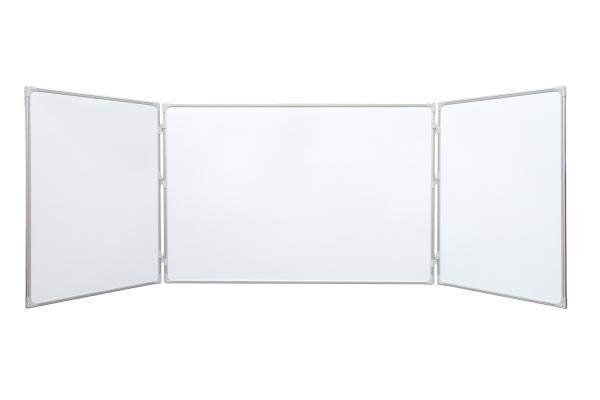 Wandklapptafel Whiteboard ohne Aufdruck, emailliert