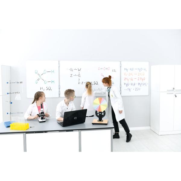 Wandklapptafel Whiteboard ohne Aufdruck, emailliert
