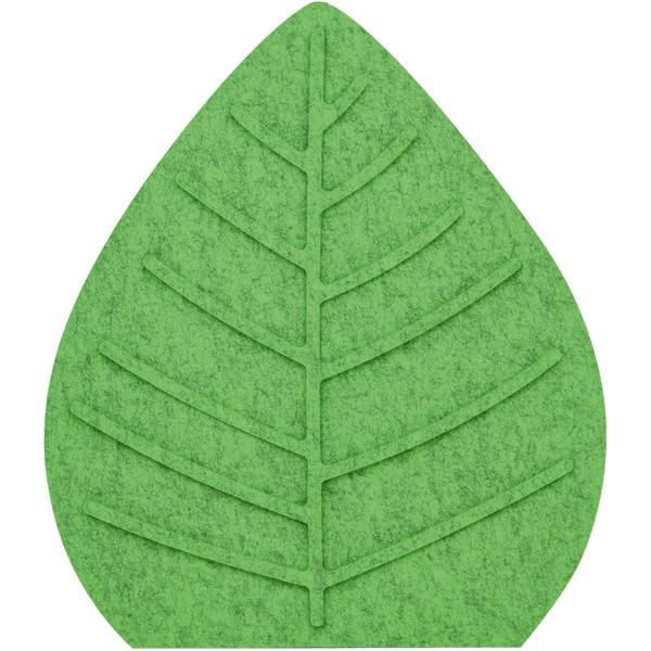 Wandschutz aus PET-Recyclingmaterial, Blatt, Relief, H 58