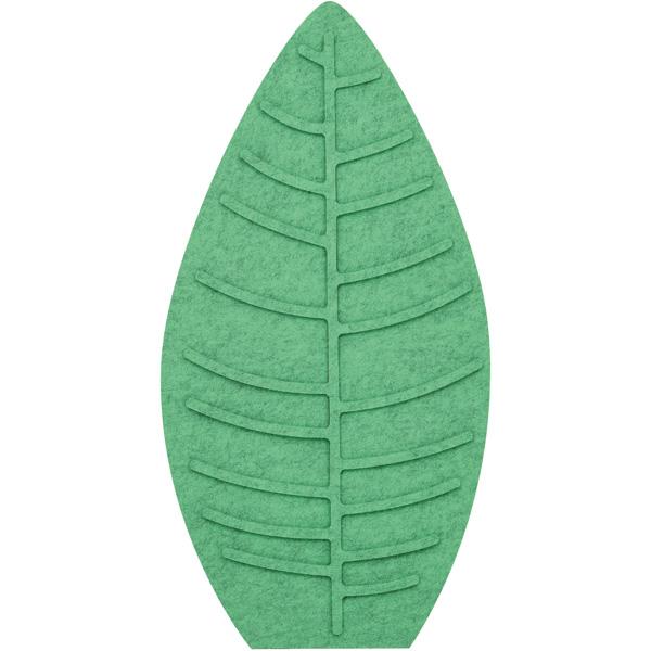 Wandschutz aus PET-Recyclingmaterial, Blatt, Relief, H 78