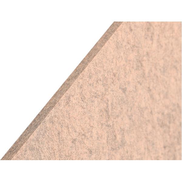 Wandschutz aus PET-Recyclingmaterial, Haus, H 65, beige