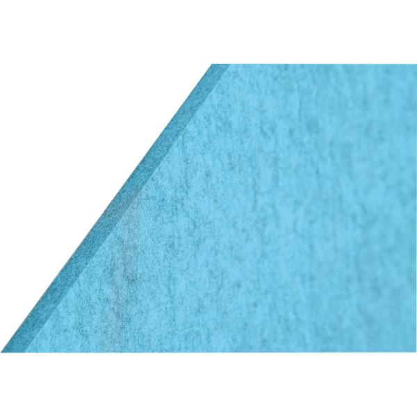 Wandschutz aus PET-Recyclingmaterial, Haus, H 120, blau