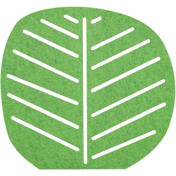 Wandschutz aus PET-Recyclingmaterial, Blatt, Aussparungen, H 50