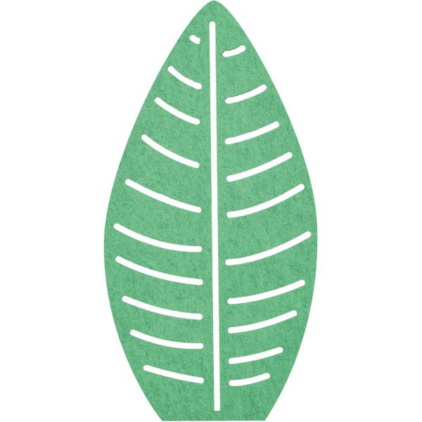 Wandschutz aus PET-Recyclingmaterial, Blatt, Aussparungen, H 78