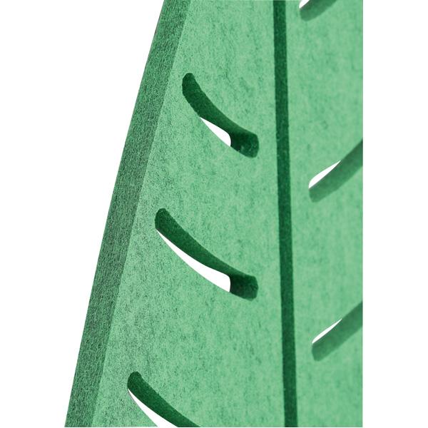 Wandschutz aus PET-Recyclingmaterial, Blatt, Aussparungen, H 78