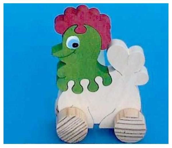 Puzzle-Hahn zum Schieben