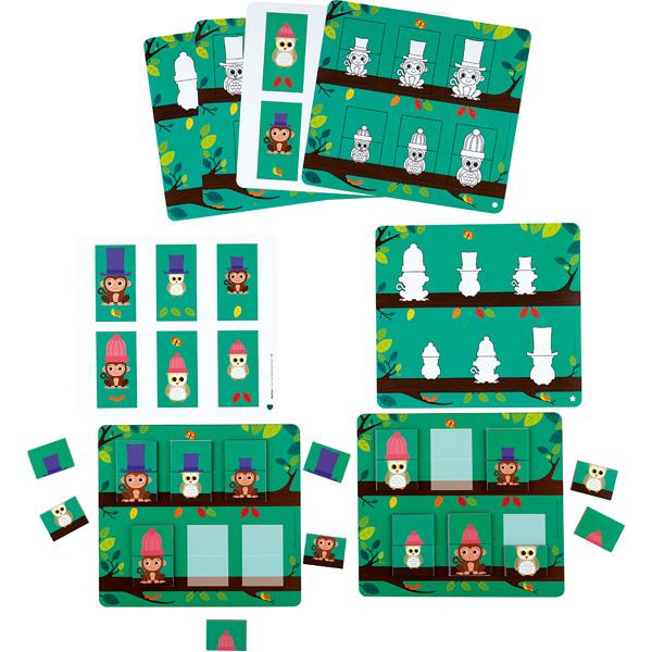 Wer sitzt auf dem Ast  Magnetisches Legespiel