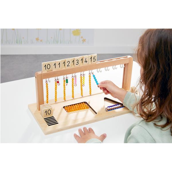 Montessori-Perlentreppe 1–19 mit Aufhängung