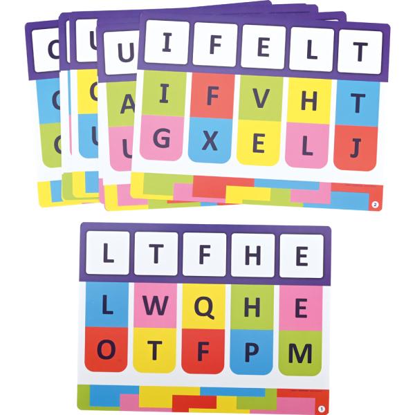 Color Code – Aufgabenkarten - Grossbuchstaben