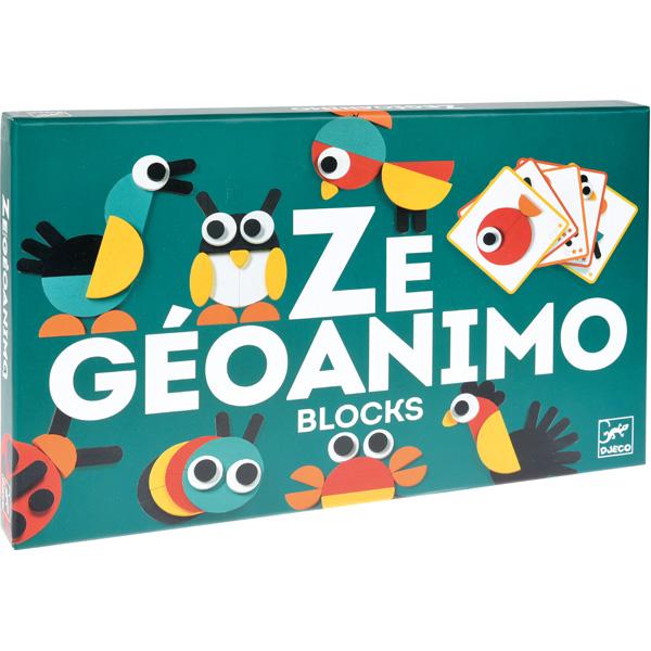 Lustige Legetiere aus Holz