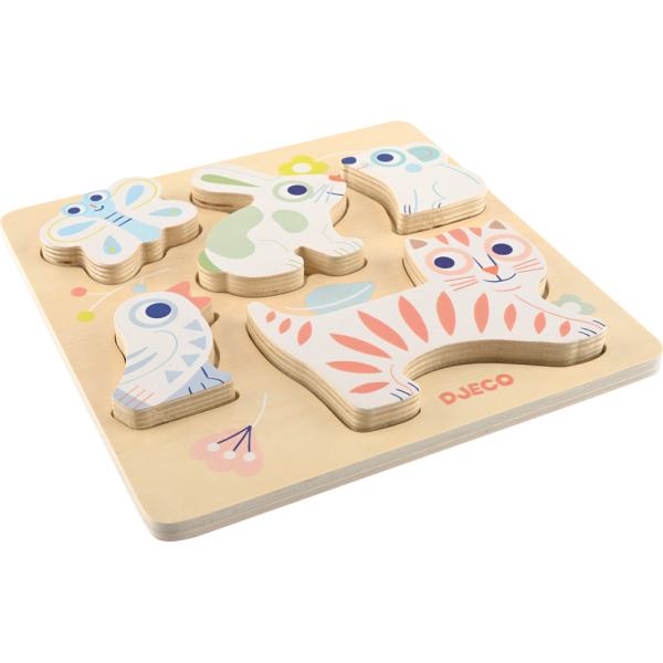 Einlegepuzzle - Tierbabys