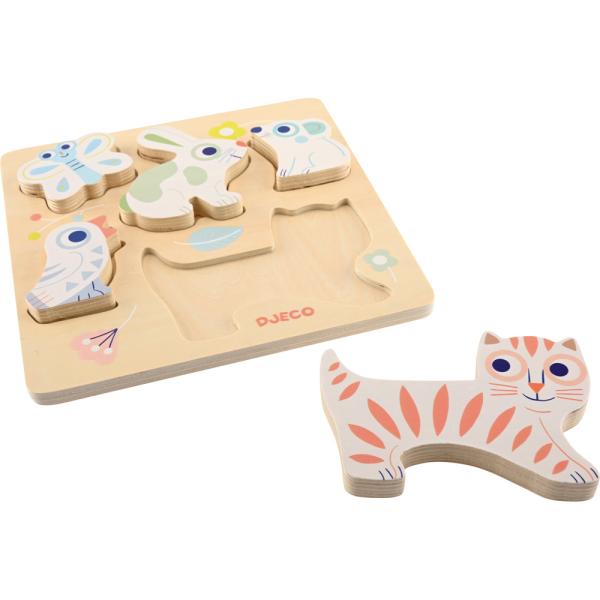 Einlegepuzzle - Tierbabys