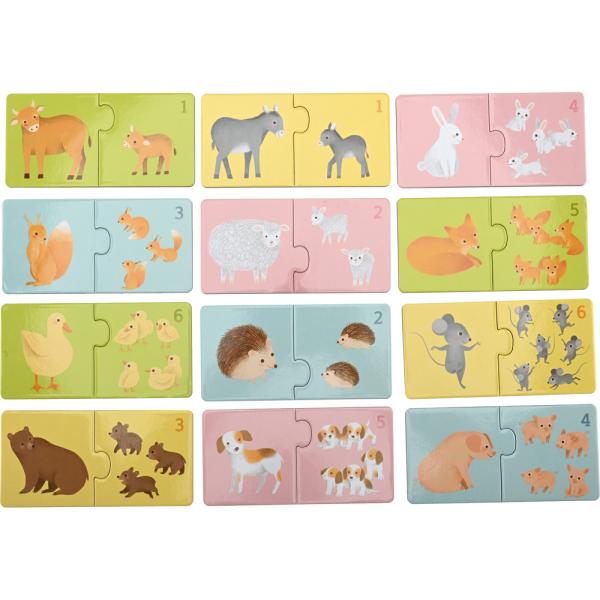 Duo Puzzle - Tiere und ihr Nachwuchs