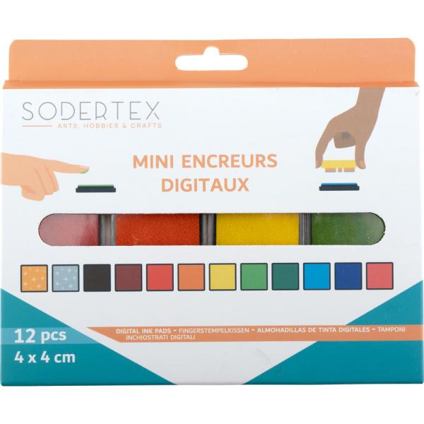 Stempelkissen, 12 Farben