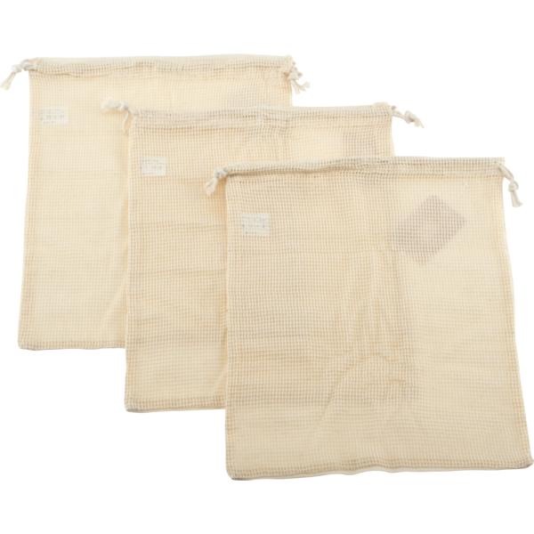 Baumwollsäckchen zum Gestalten, 3 Stck.