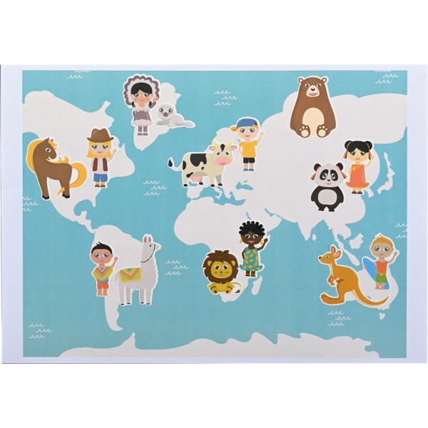 Sticker Kinder der Welt