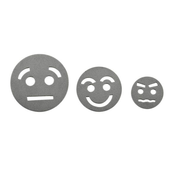Moosgummi Sticker, Gesichter und Emotionen