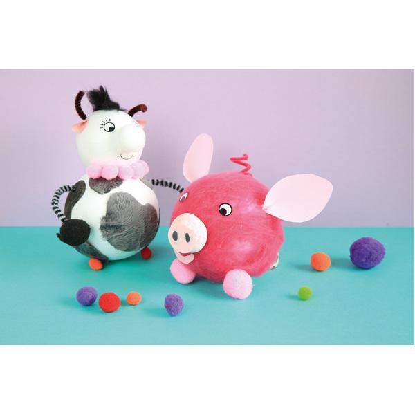 Styroporkugeln 10 Stck., mittelgross