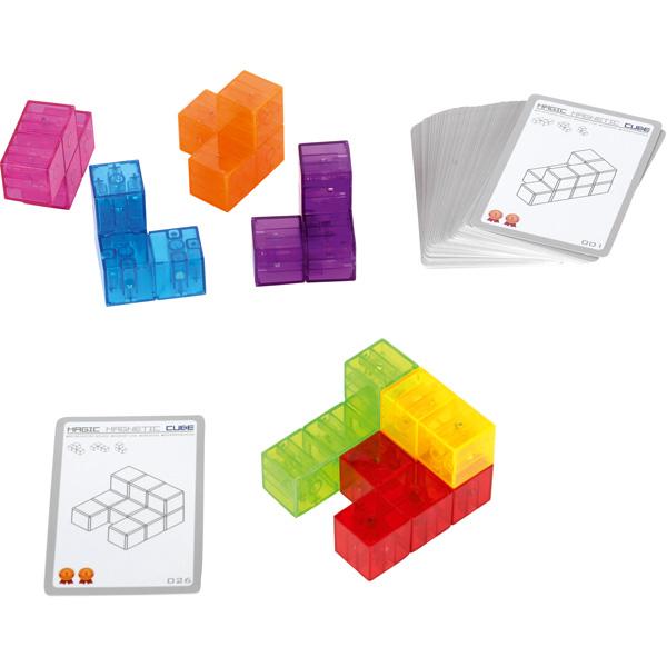Magnetische Würfelbausteine - Cubes mit Aufgabenkarten
