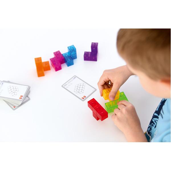 Magnetische Würfelbausteine - Cubes mit Aufgabenkarten