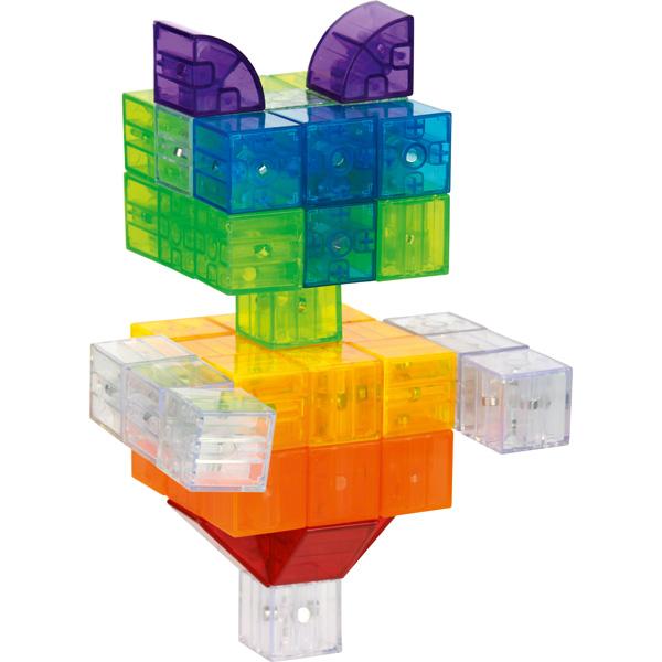 Magnetische Würfelbausteine, 88 Teile