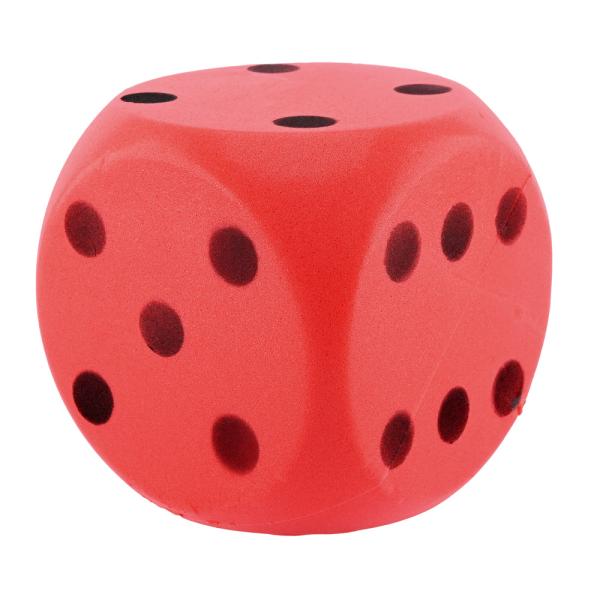 Weicher Würfel mit Augen