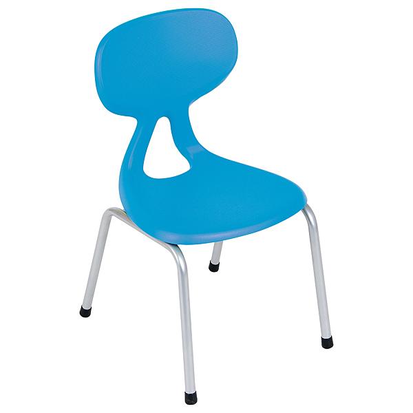 Stuhl Colores 3, Sitzhöhe 36 cm, für Tischhöhe 59 cm, blau