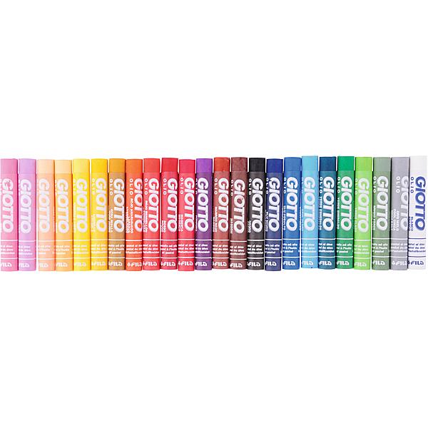 Ölpastellkreiden, 24 Farben