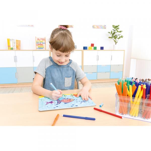 Faserstifte-Set, 12x12 Farben