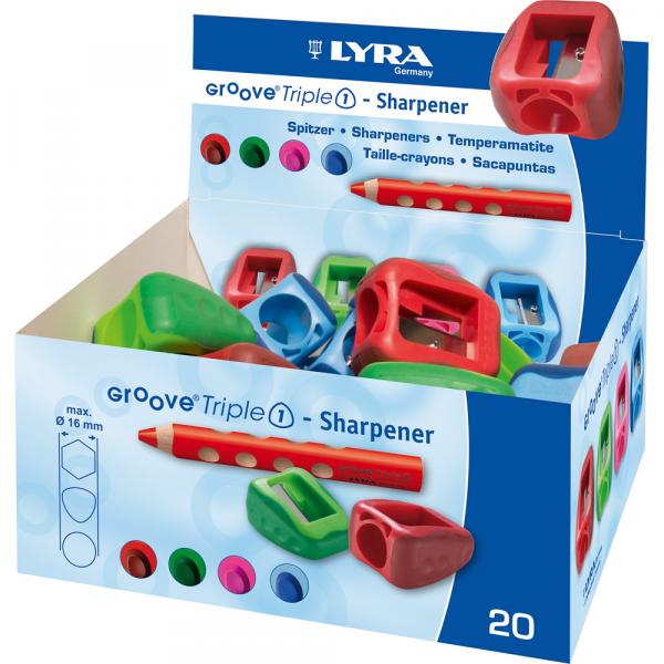 Anspitzer für LYRA Mulden-Dickfarbstifte 3in1