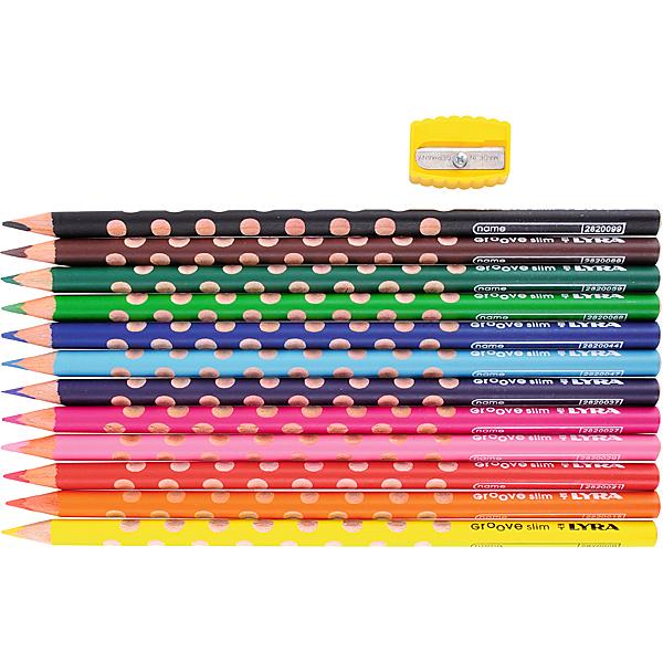 LYRA Mulden-Dünnfarbstifte, 12 Farben