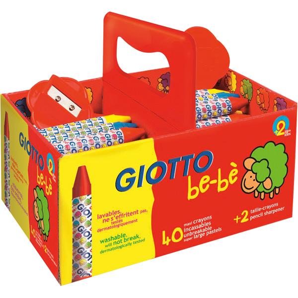 Be-Be Wachsmalkreiden, 4x10 Farben