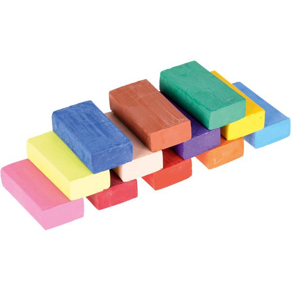 Wachsmalkreide, wasserfest, 12 Farben