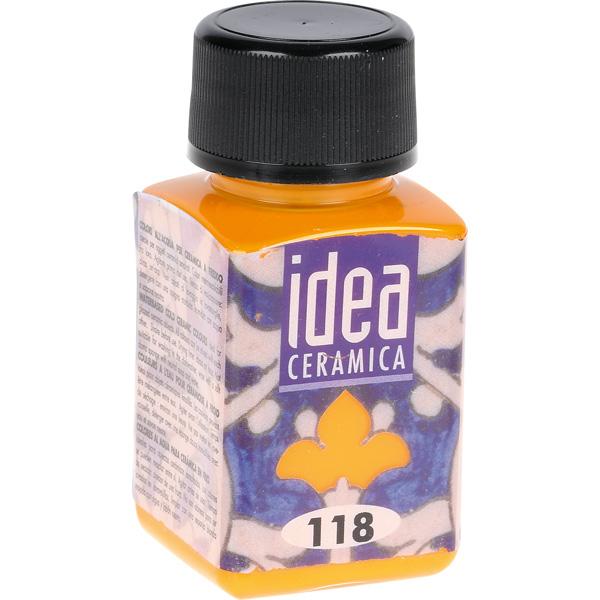 Keramikfarbe, ohne Einbrennen, orange