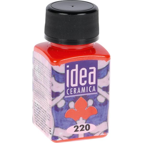 Keramikfarbe, ohne Einbrennen, rot