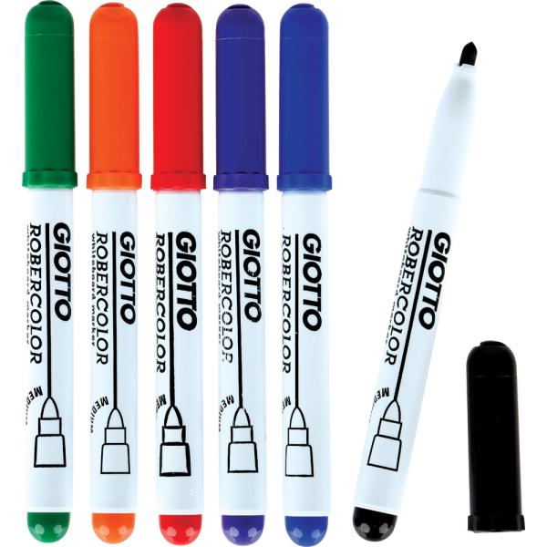 Whiteboard Marker Giotto, medium, 6 Farben