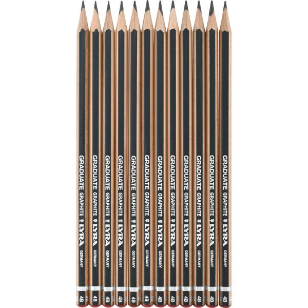 Lyra-Graduate-Bleistifte, 4B - 12 Stck.