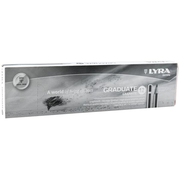 Lyra-Graduate-Bleistifte, 2B - 12 Stck.