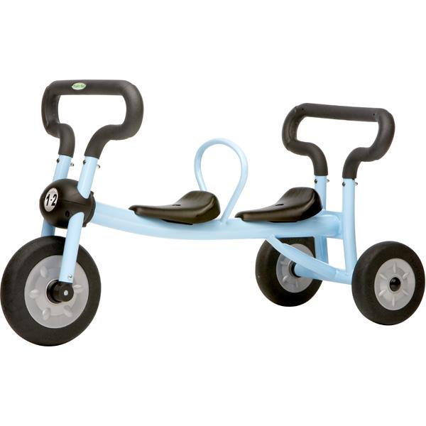 Laufrad Doppelsitz Active, blau