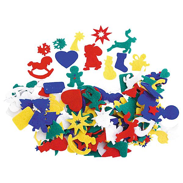 Filzstanzteile - Weihnachtsmotive