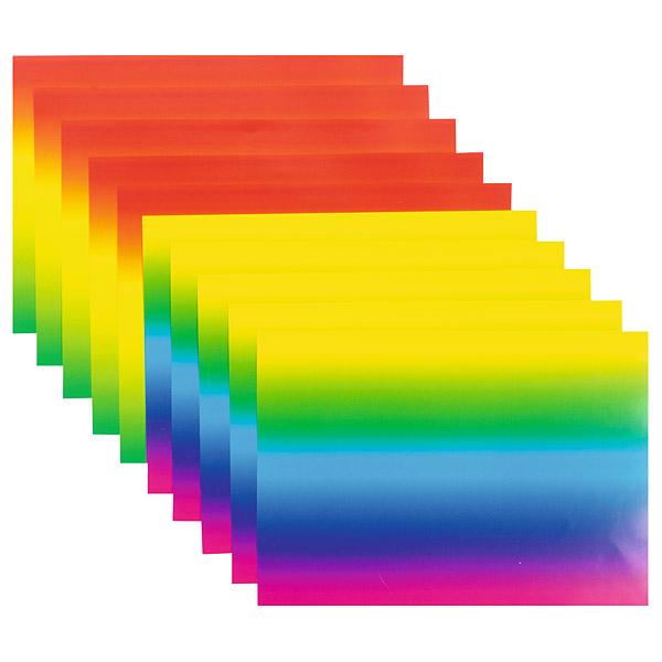 Regenbogenpapier, zweiseitig bedruckt