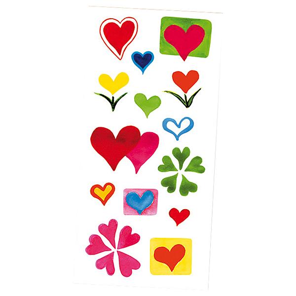 Dekor-Sticker für Porzellan - Herzen