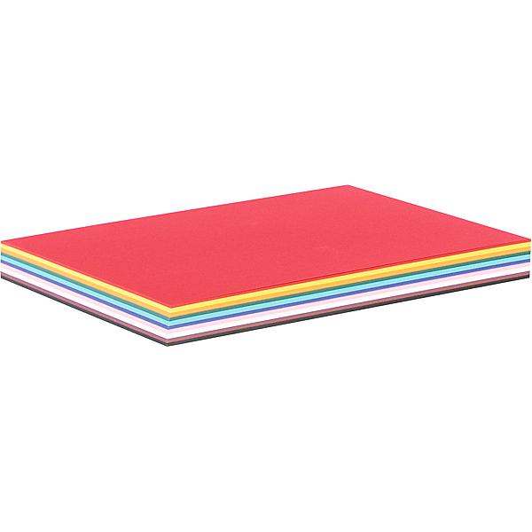 Tonkarton, glatt, 100 Bogen A4, 10 Farben