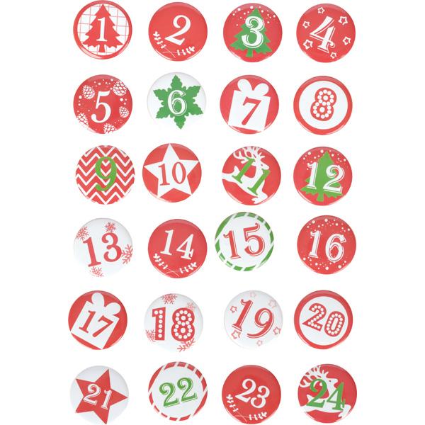Adventskalender Buttons