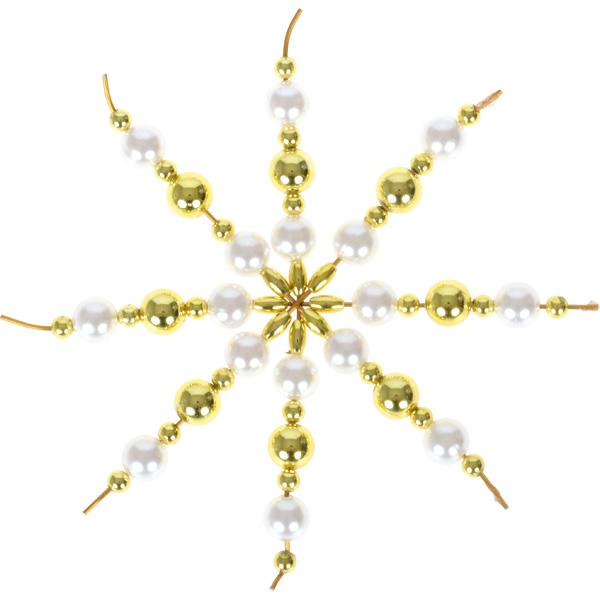 Perlensterne, 5 Stck.