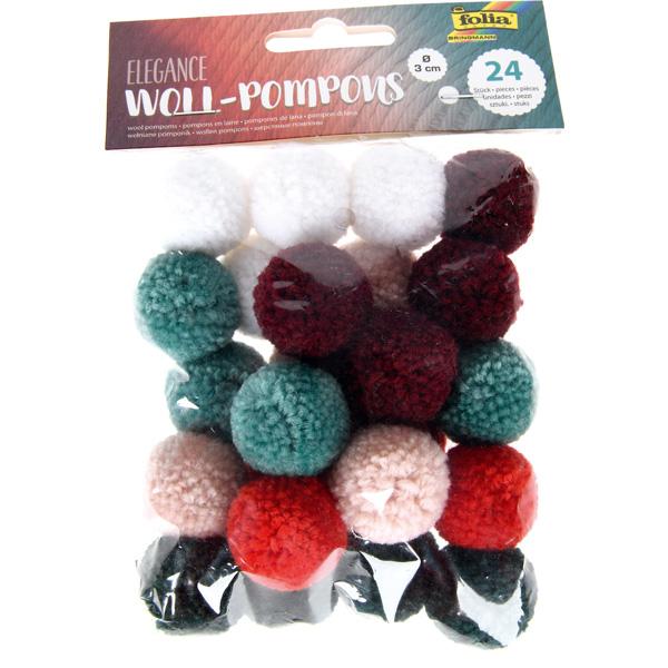 Woll-Pompons