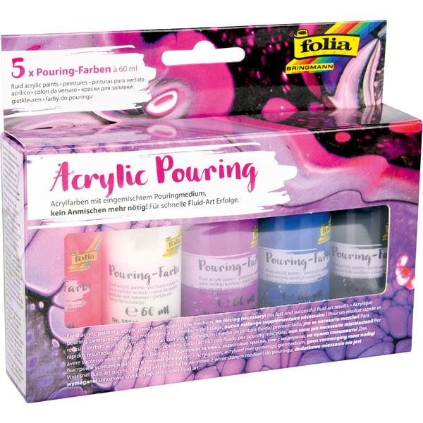 Acrylfarben für Pouring-Technik